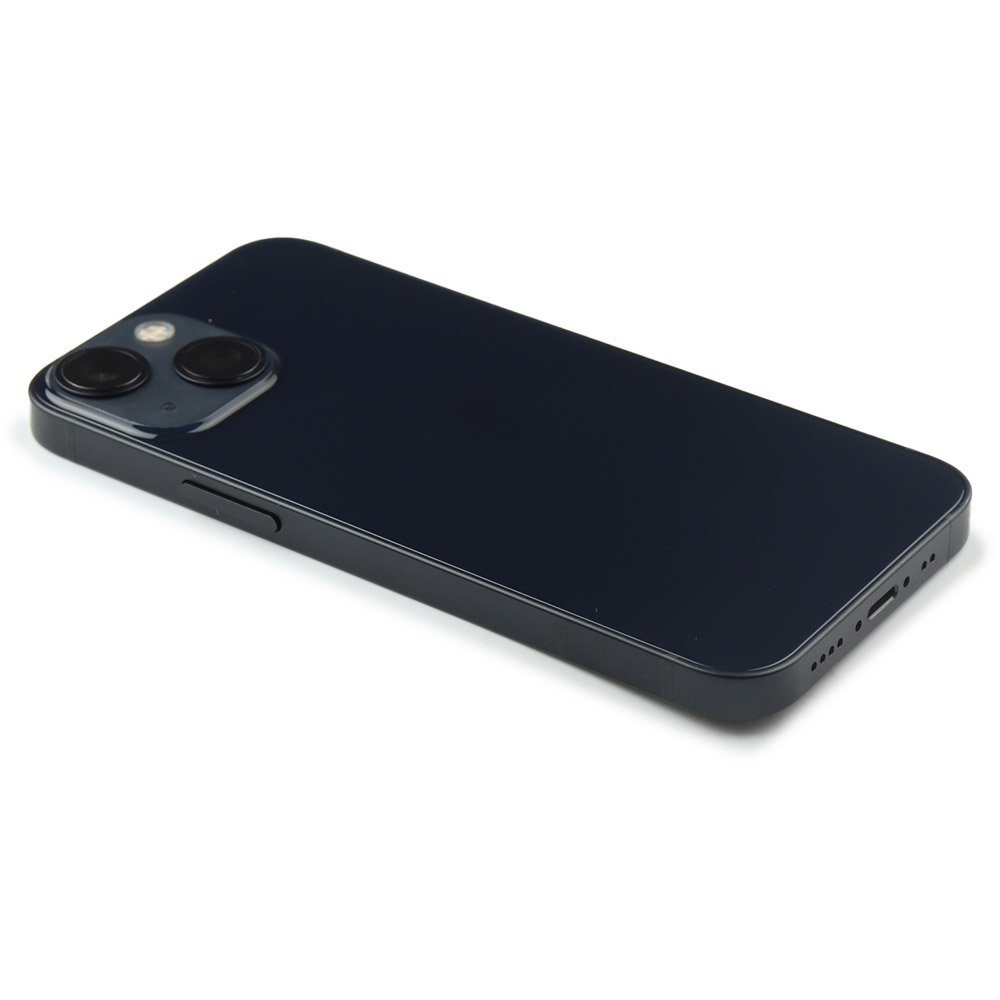 Rear Housing with small parts (EU Version) For iPhone 13 Mini Black Pulled