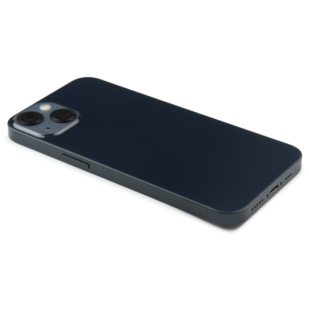 Rear Housing with small parts (EU Version) For iPhone 13 Black Pulled