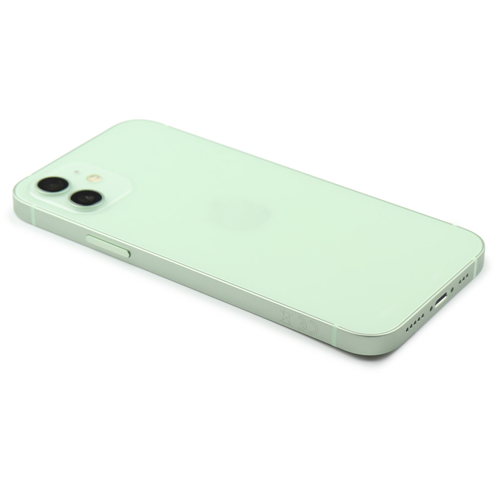 Rear Housing with small parts (EU Version) For iPhone 12 Green Pulled