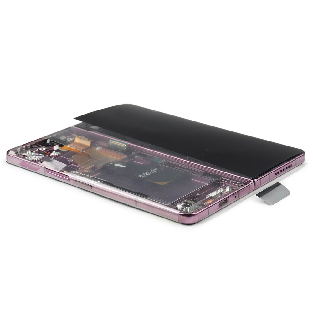 Display Complete with Housing For Samsung Galaxy Z Fold4 Burgundy Service Pack