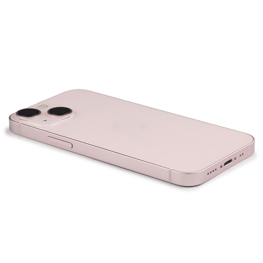 Rear Housing with small parts (EU Version) For iPhone 13 Mini Pink Pulled