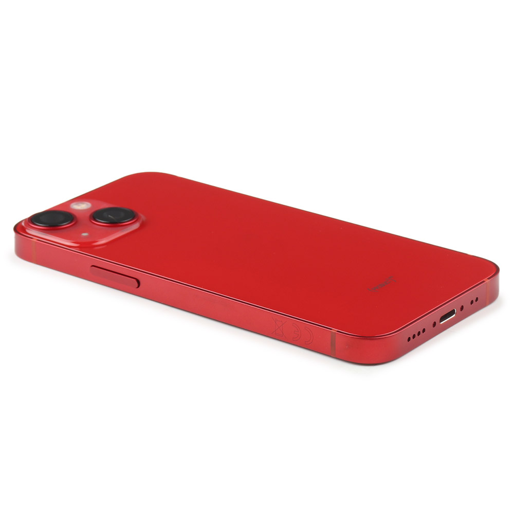 Rear Housing with small parts (EU Version) For iPhone 13 Mini Red Pulled