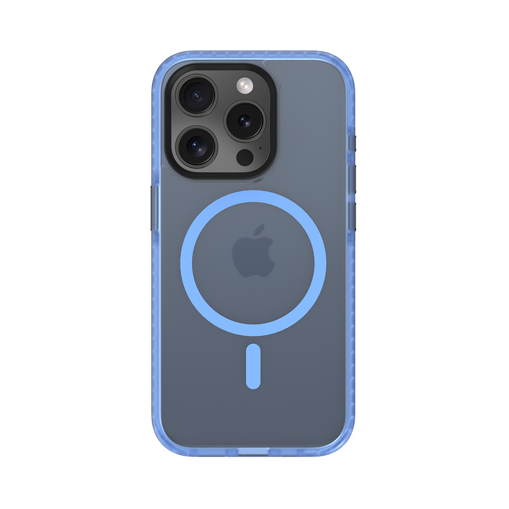 NOVANL Prismatic (incl. Magnetics) For iPhone 15 Pro Blue