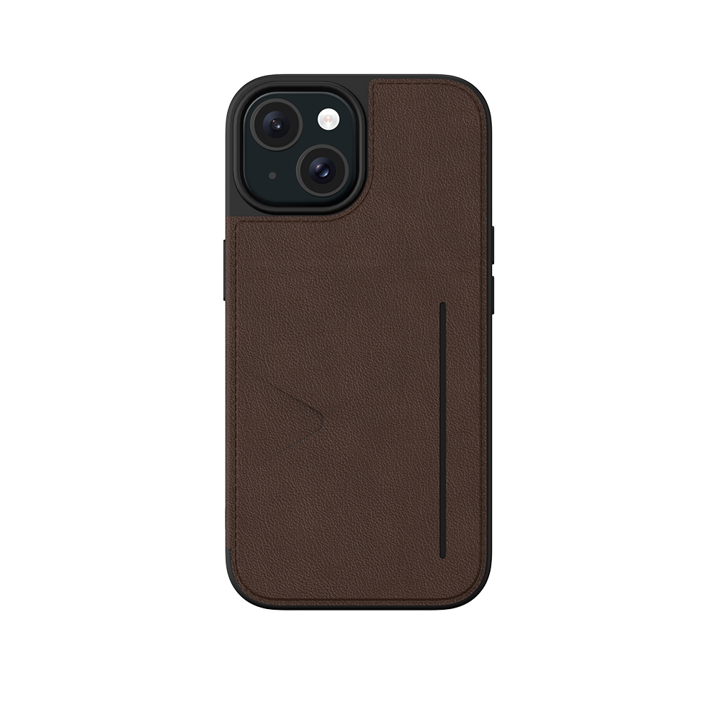 NOVANL WalletGuard For For iPhone 15 Brown