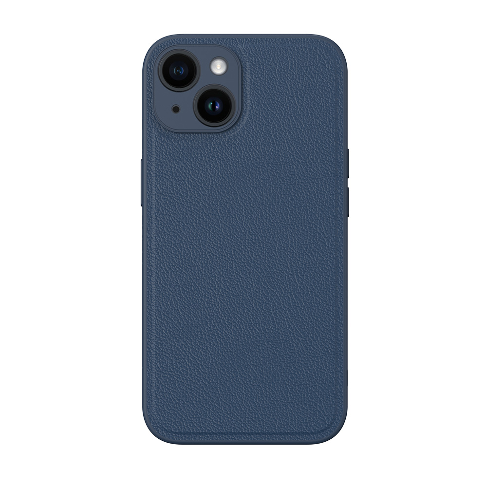 NOVANL SleekPU Leather For iPhone 14 Plus Dark Blue
