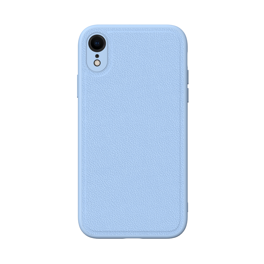 NOVANL SleekPU Leather For iPhone XR Blue
