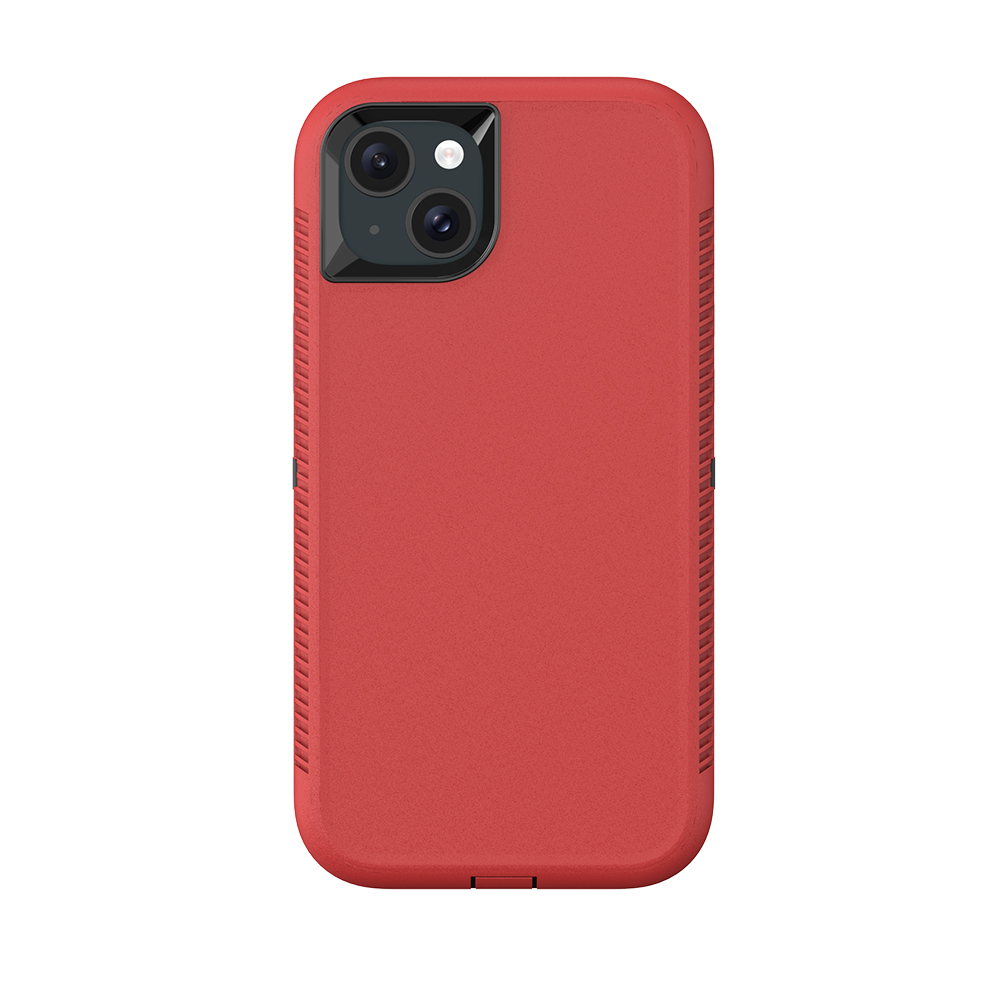 NOVANL RuggedGuard For iPhone 15 Plus Red