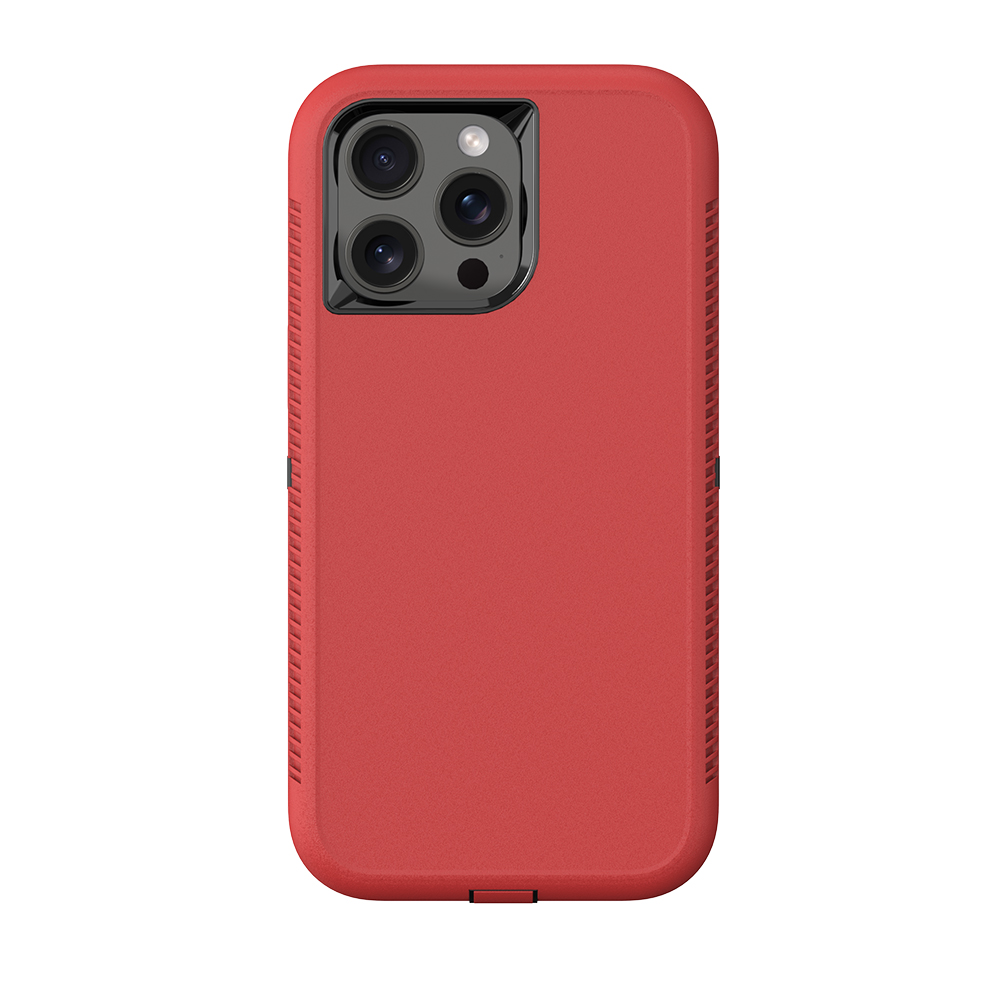 NOVANL RuggedGuard For iPhone 15 Pro Max Red