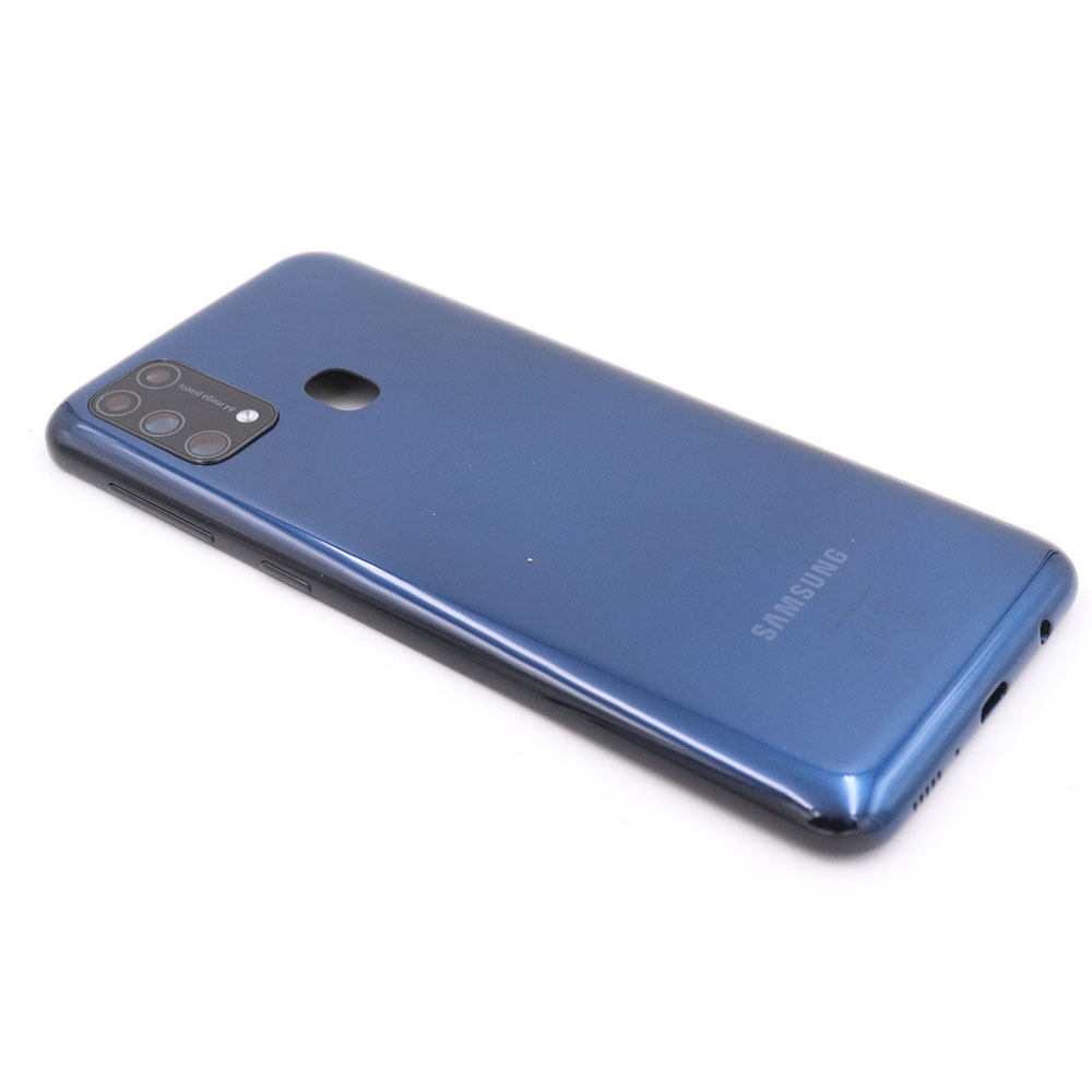 Back Cover For Samsung Galaxy M31 Blue Service Pack