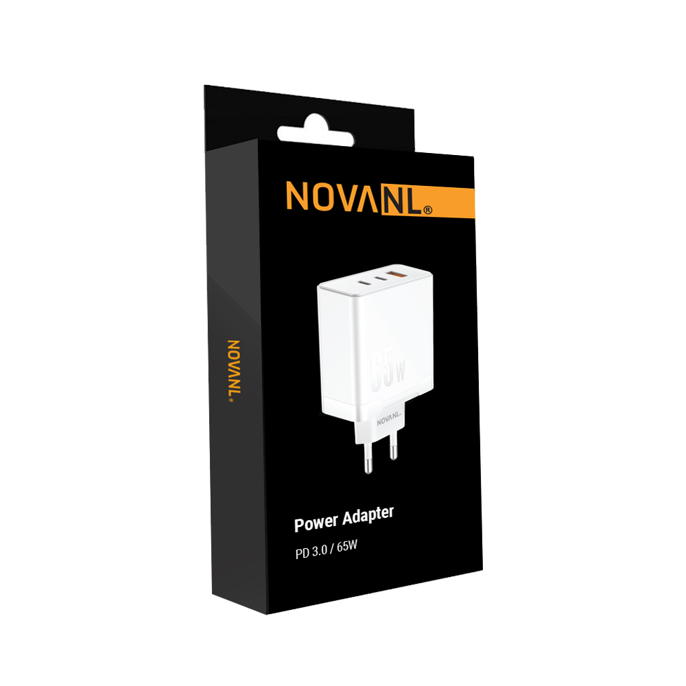 NOVANL ProCharge GaN 65W Triple Port (GAN) Wall Charger