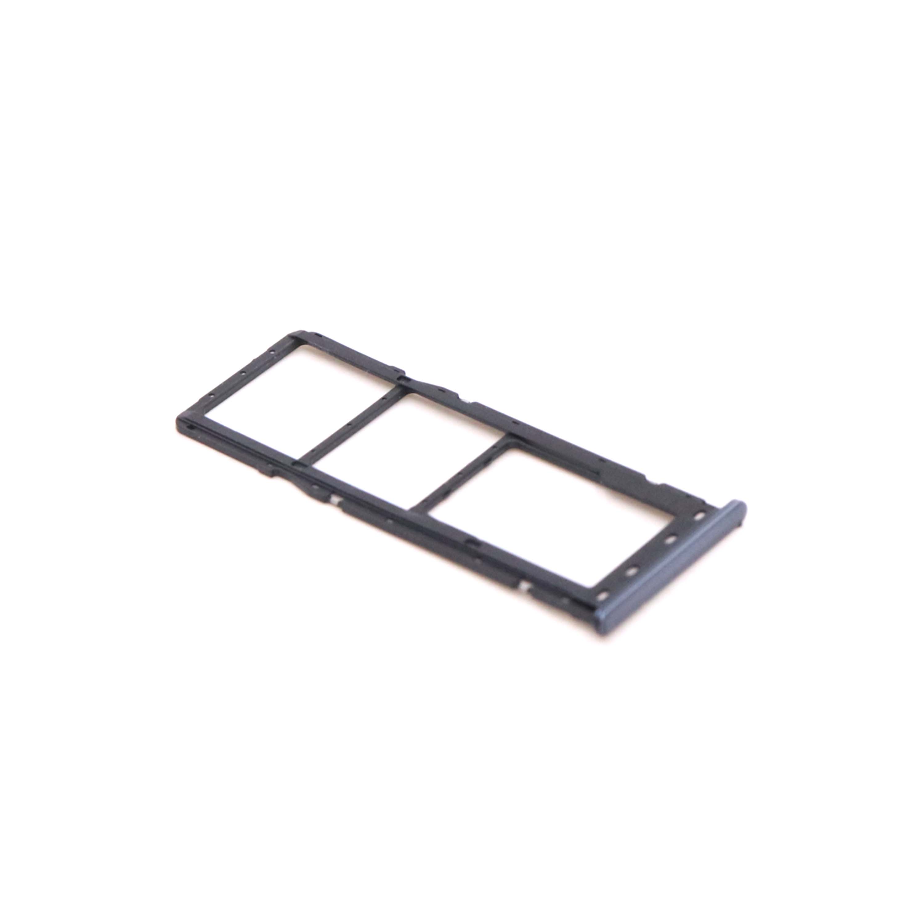 Nano Sim Card Tray For Samsung A20 2019 (A205F) Black OEM-Equivalent
