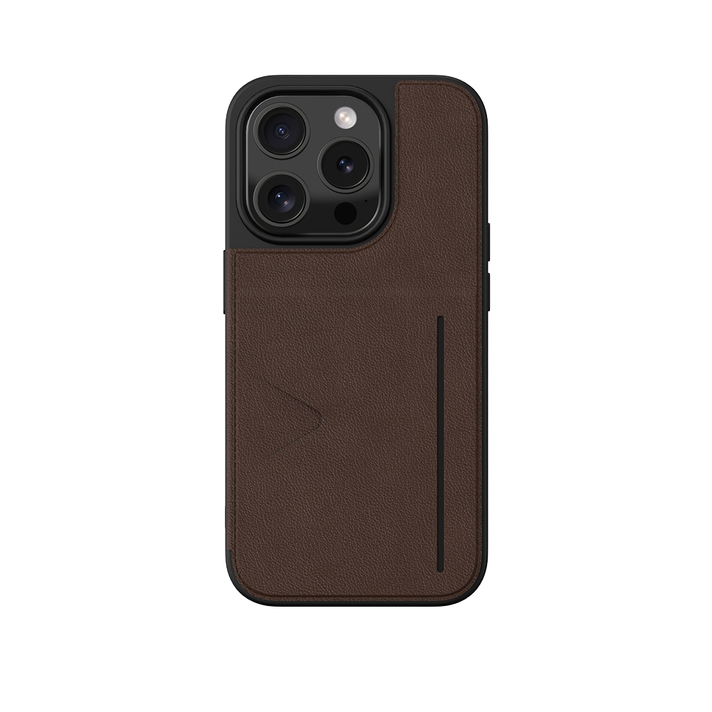 NOVANL WalletGuard For For iPhone 15 Pro Max Brown