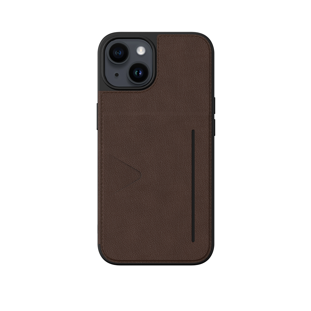 NOVANL WalletGuard For iPhone 14 Plus Brown
