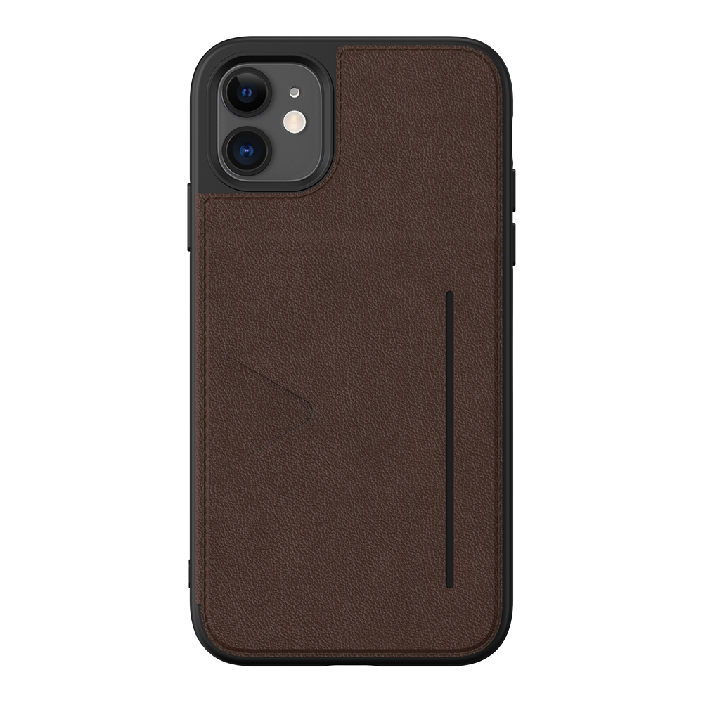 NOVANL WalletGuard For iPhone X/Xs Brown