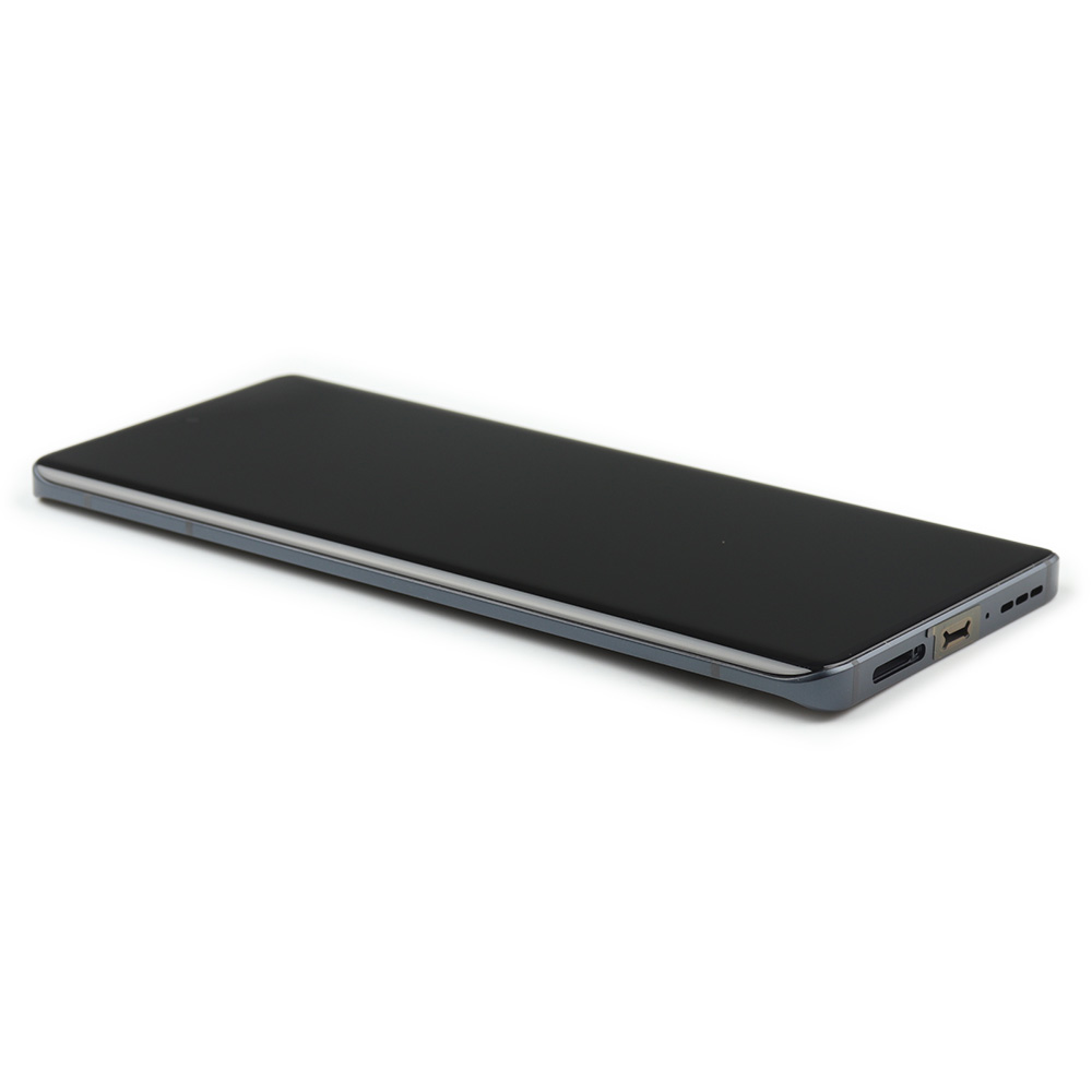 Display Complete with Housing For Motorola Moto Edge 30 Fusion Black Service Pack