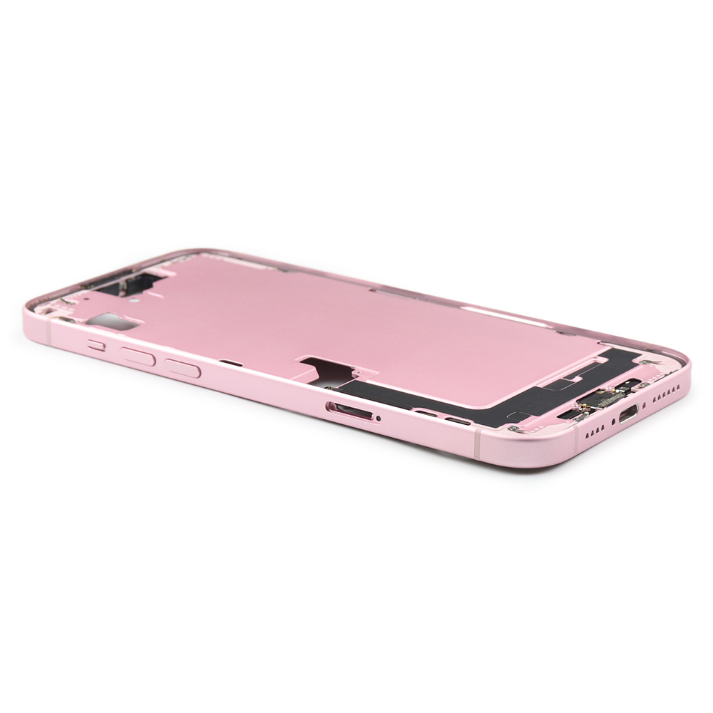 Middle Frame With Power And Volume Button For iPhone 15 Plus (EU Version) Pink Titanium Pulled