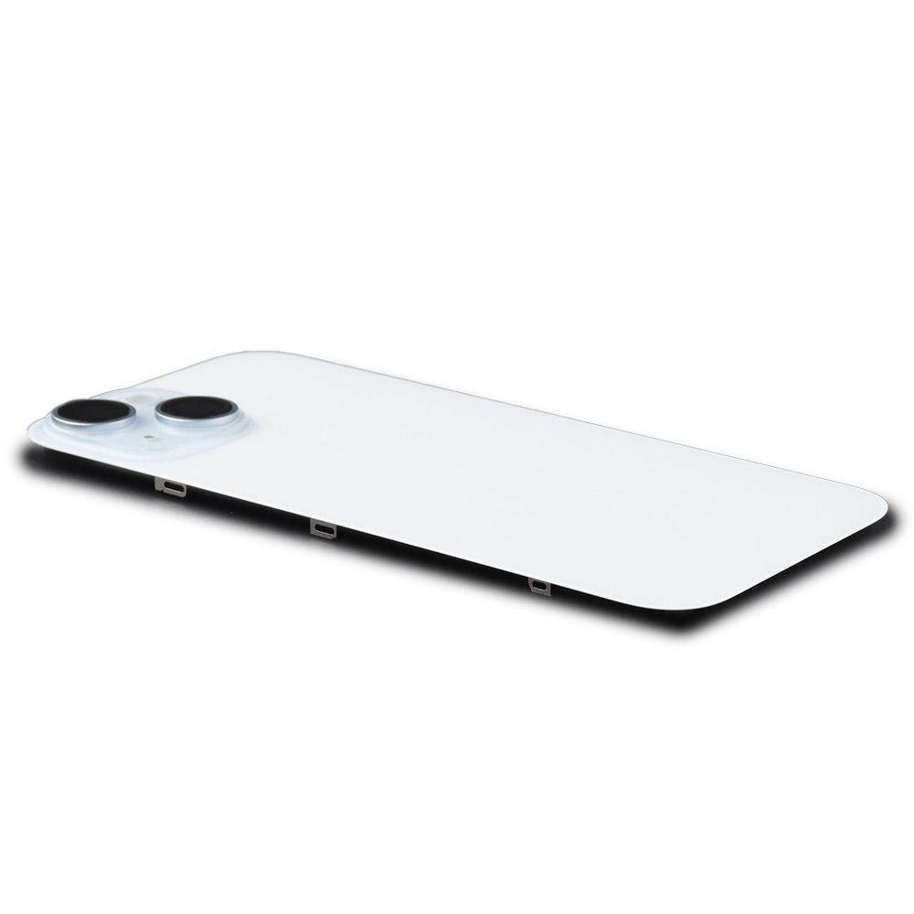 Back Cover incl. Camera lens, Flash Light and Wireless Charging For iPhone 15 (EU Version) Blue Titanium Pulled