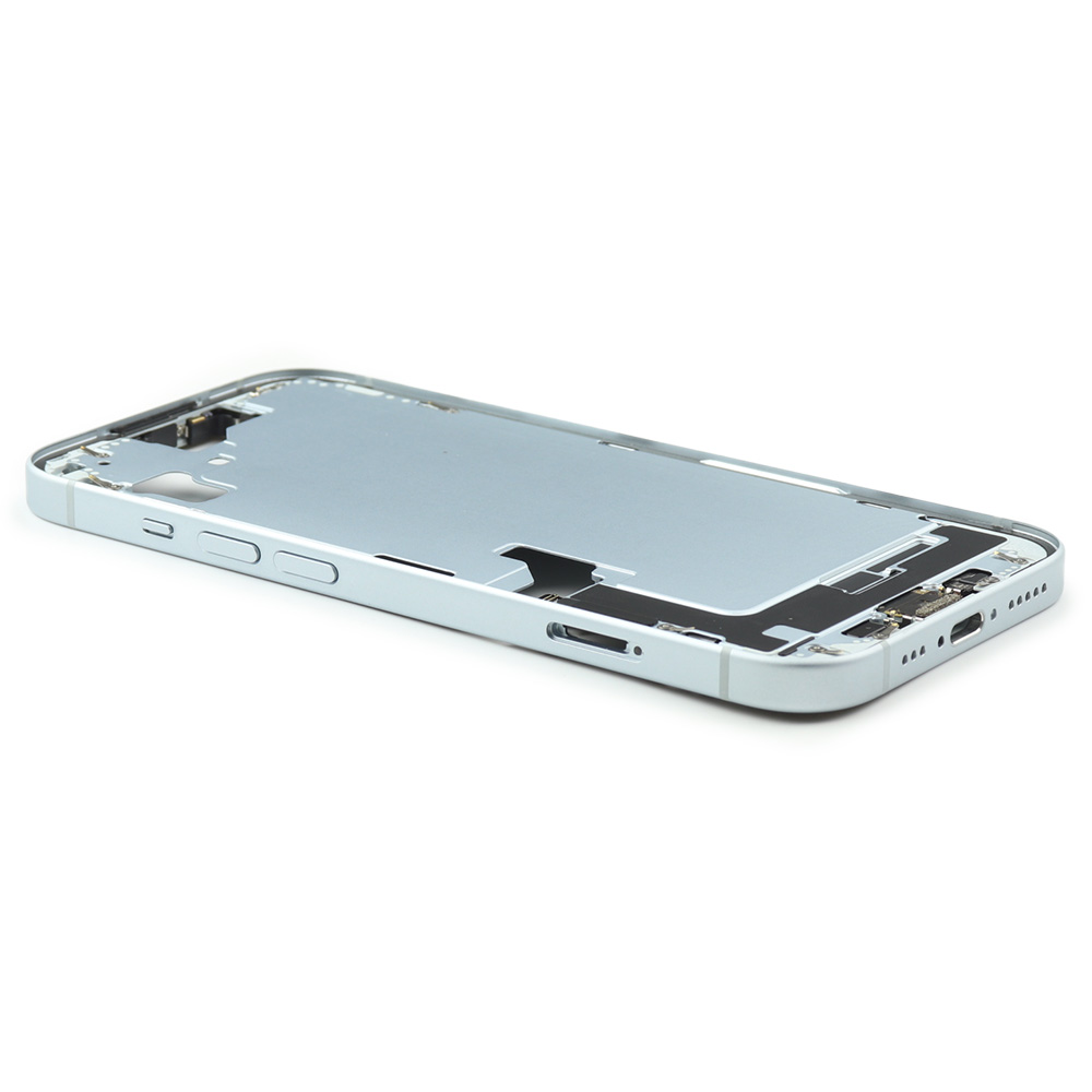 Middle Frame With Power And Volume Button For iPhone 15 (EU Version) Blue Titanium Pulled