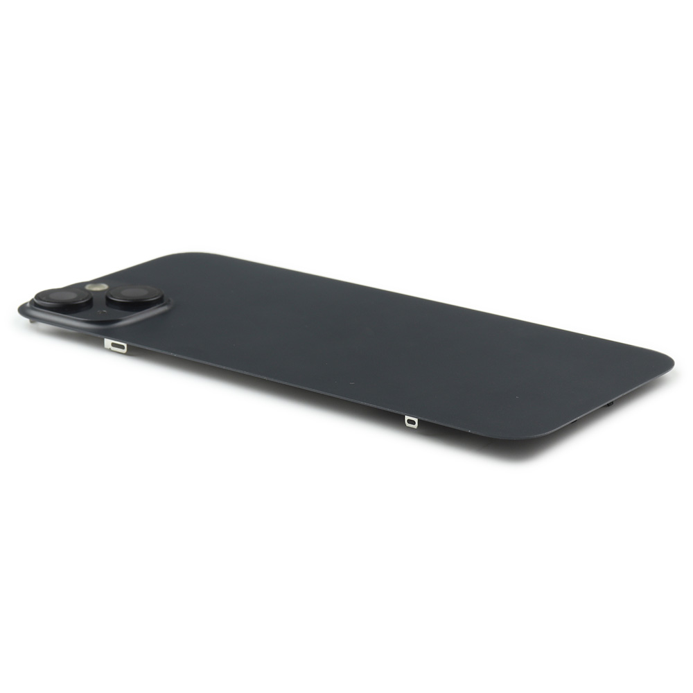 Back Cover incl. Camera lens, Flash Light and Wireless Charging For iPhone 15 Plus (EU Version) Black Titanium Pulled