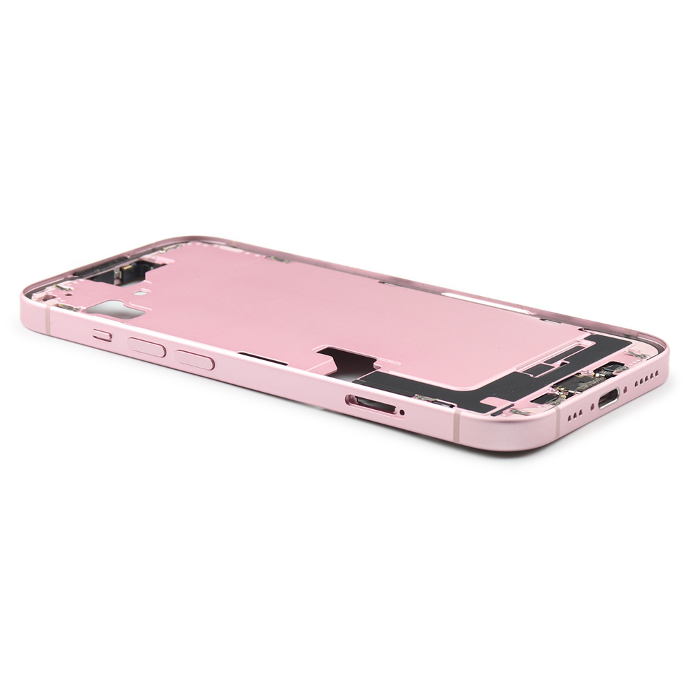 Middle Frame With Power And Volume Button For iPhone 15 (EU Version) Pink Titanium Pulled