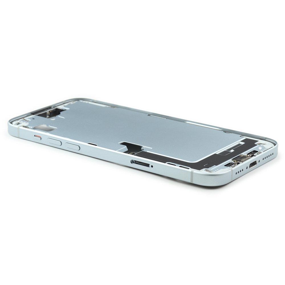 Middle Frame With Power And Volume Button For iPhone 15 Plus (EU Version) Blue Titanium Pulled