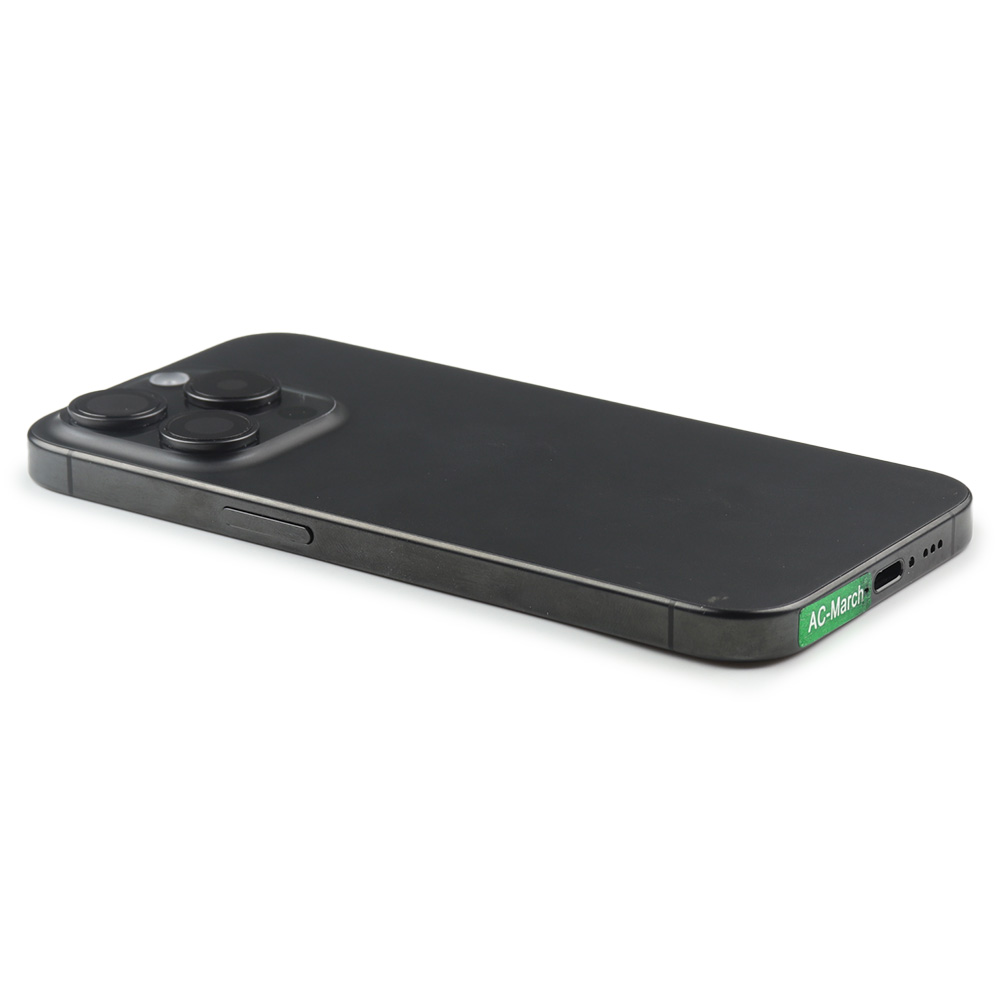 Rear Housing with small parts For iPhone 15 Pro (EU Version) Black Titanium Pulled