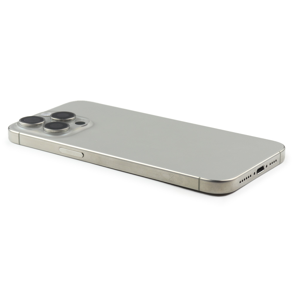 Rear Housing with small parts For iPhone 15 Pro Max (EU Version) Natural Titanium Pulled