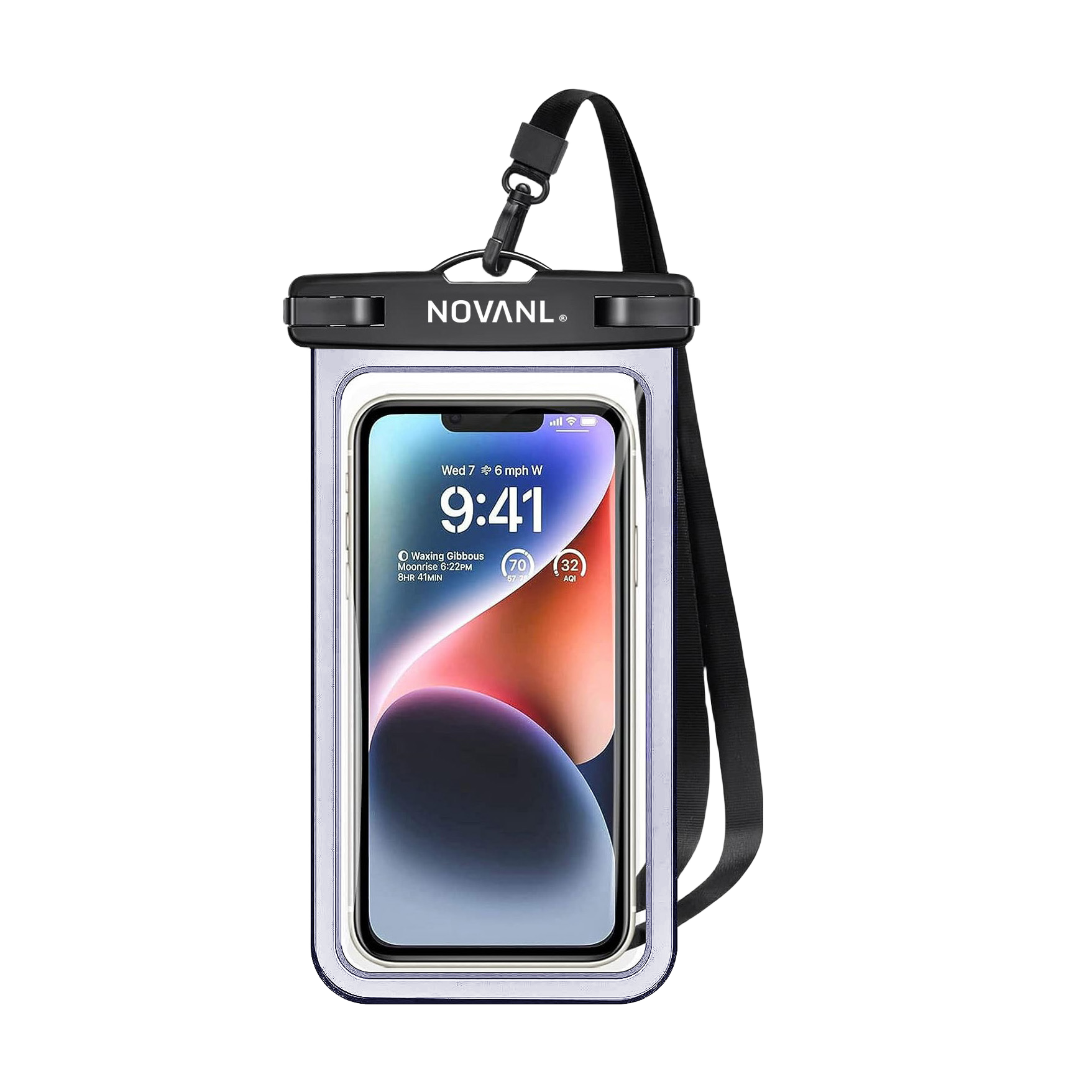 NOVANL SplashSafe (7 inch) (Waterproof Phone Bag) White