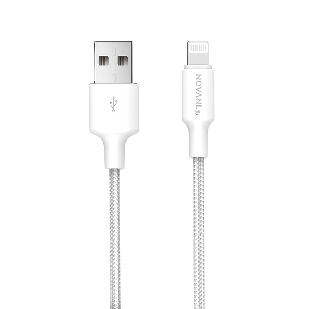NOVANL SpeedCharge USB A to 8 Pin Cable 12W (1M) White