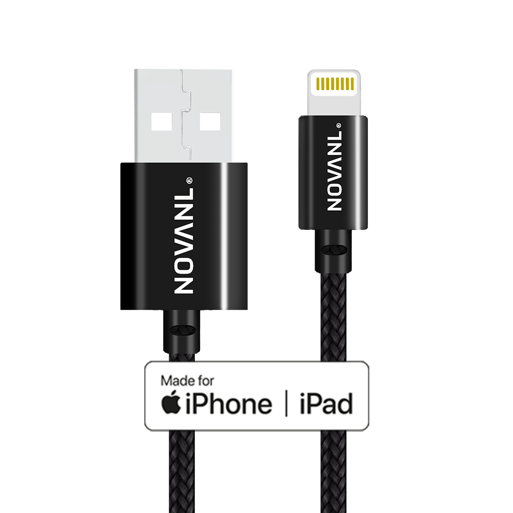 NOVANL Speedcharge Pro USB A to Lightning (MFI) Cable (1M)