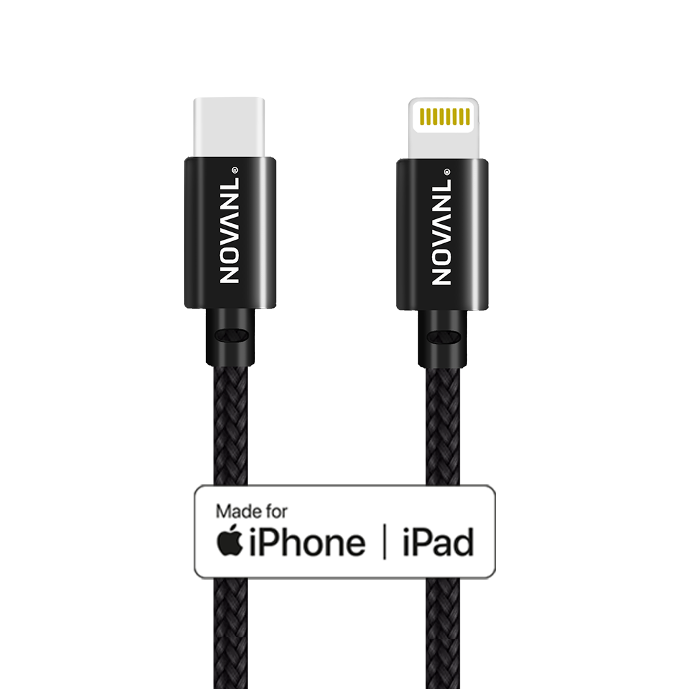 NOVANL Speedcharge Pro USB-C to Lightning (MFI) Cable (1M)