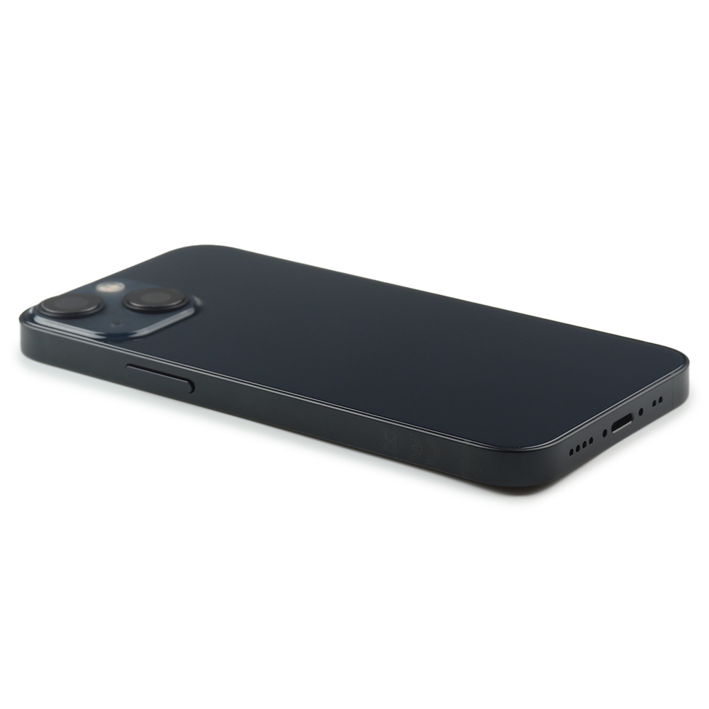 Rear Housing with small parts (EU Version) For iPhone 13 Mini Black Refurbished