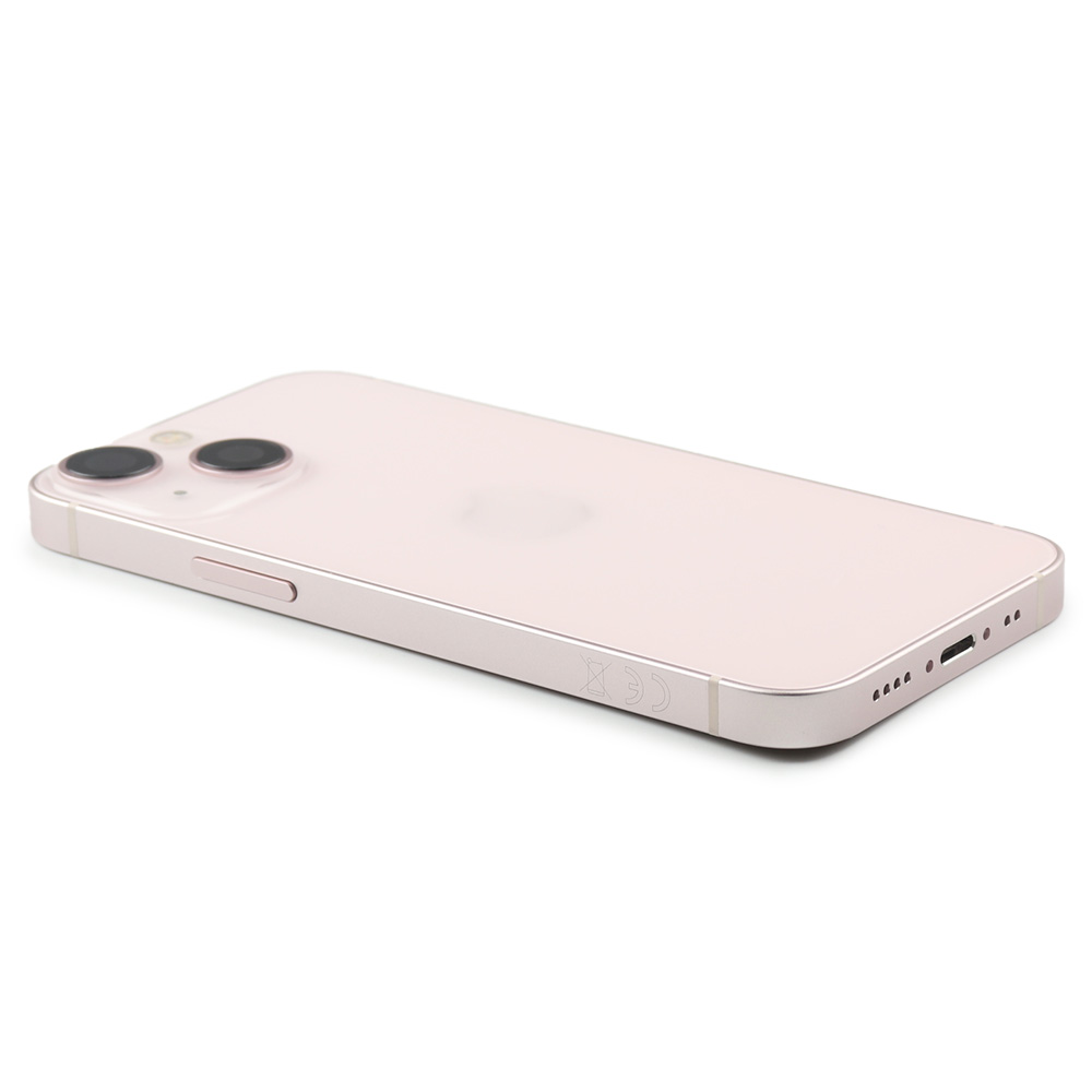 Rear Housing with small parts (EU Version) For iPhone 13 Mini Pink Refurbished