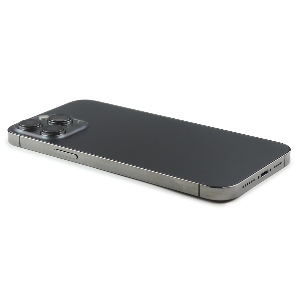 Rear Housing with small parts (EU Version) For iPhone 13 Pro Max Black Refurbished