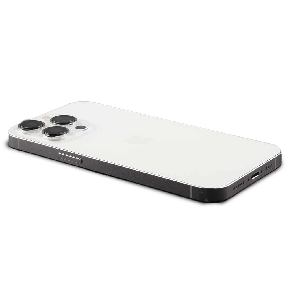 Rear Housing with small parts (EU Version) For iPhone 13 Pro Silver Refurbished