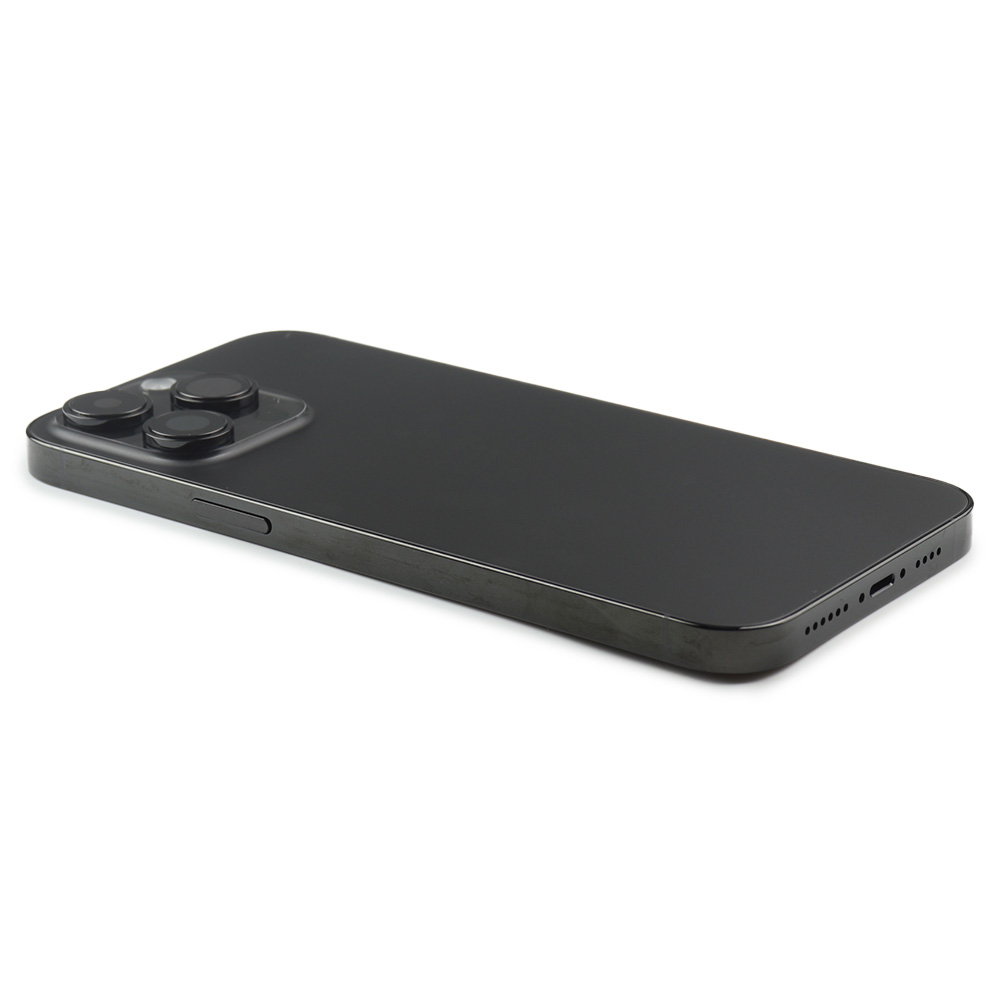 Rear Housing with small parts For iPhone 14 Pro Max Black Refurbished