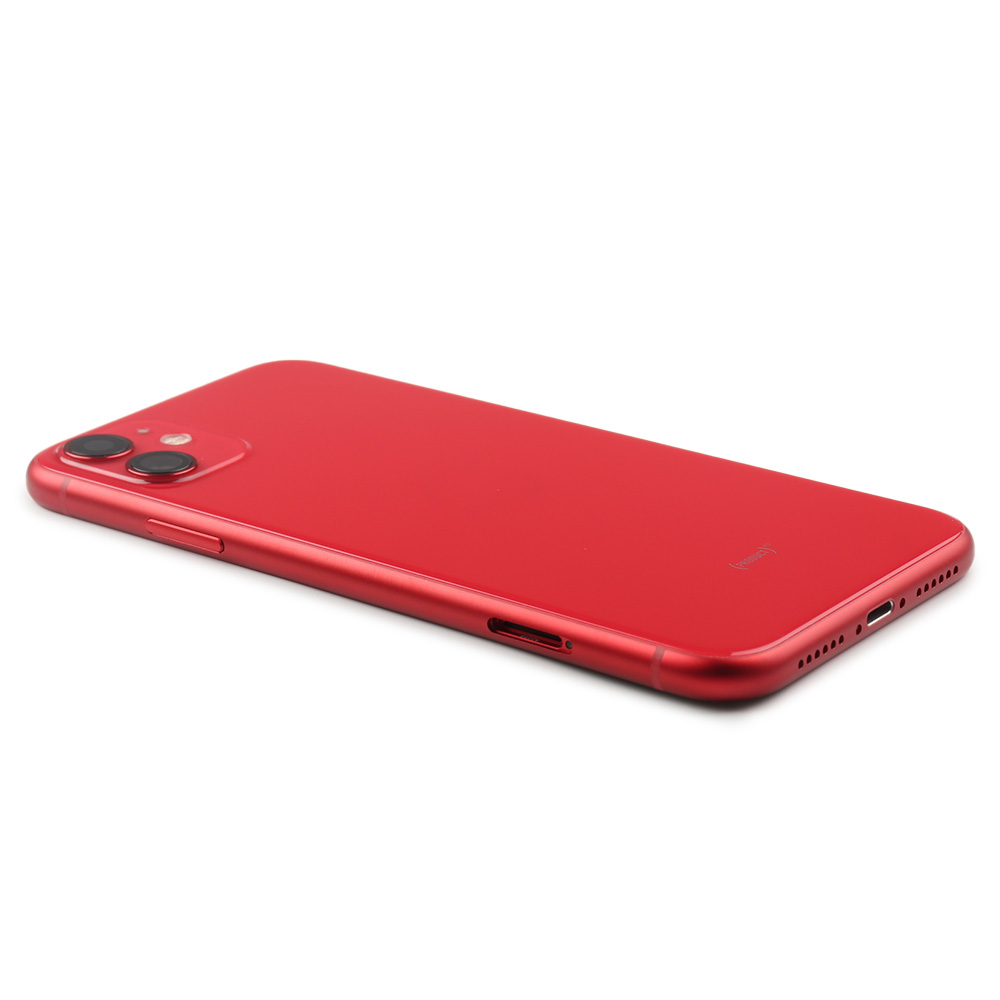 Rear Housing with small parts For iPhone 11 Red Refurbished