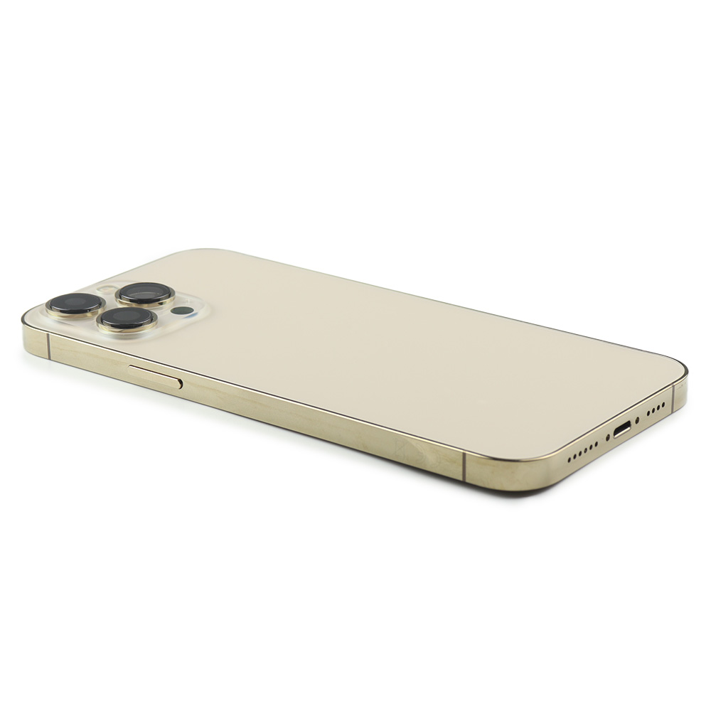 Rear Housing with small parts (EU Version) For iPhone 13 Pro Max Gold Refurbished