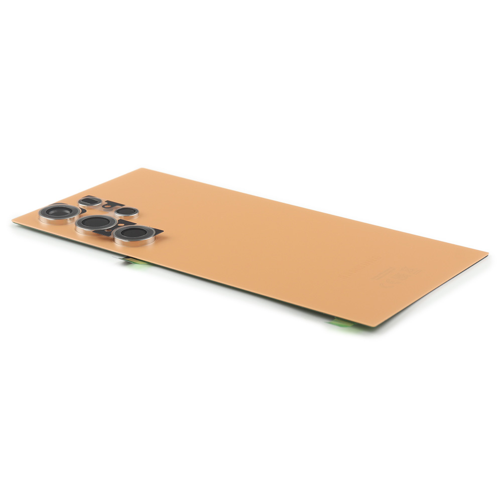Back Cover For Samsung Galaxy S24 Ultra (SM-S928B) Titanium Orange Service Pack