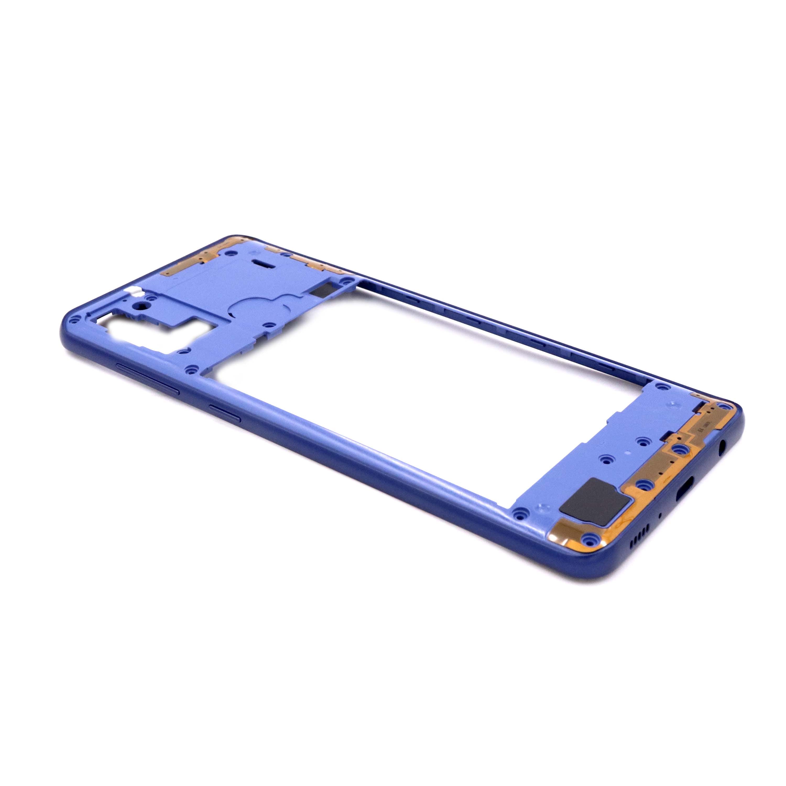 Frame For Samsung Galaxy A21s Blue OEM-Equivalent