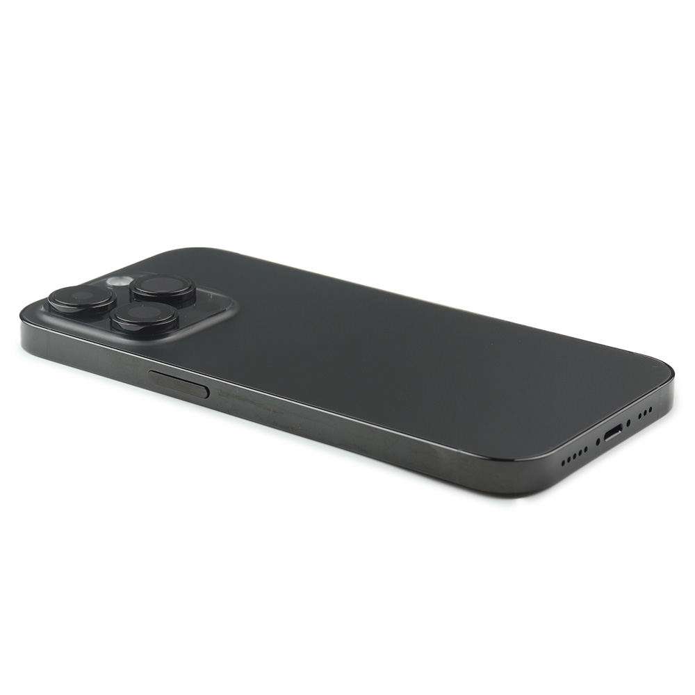 Rear Housing with small parts For iPhone 14 Pro Black Refurbished