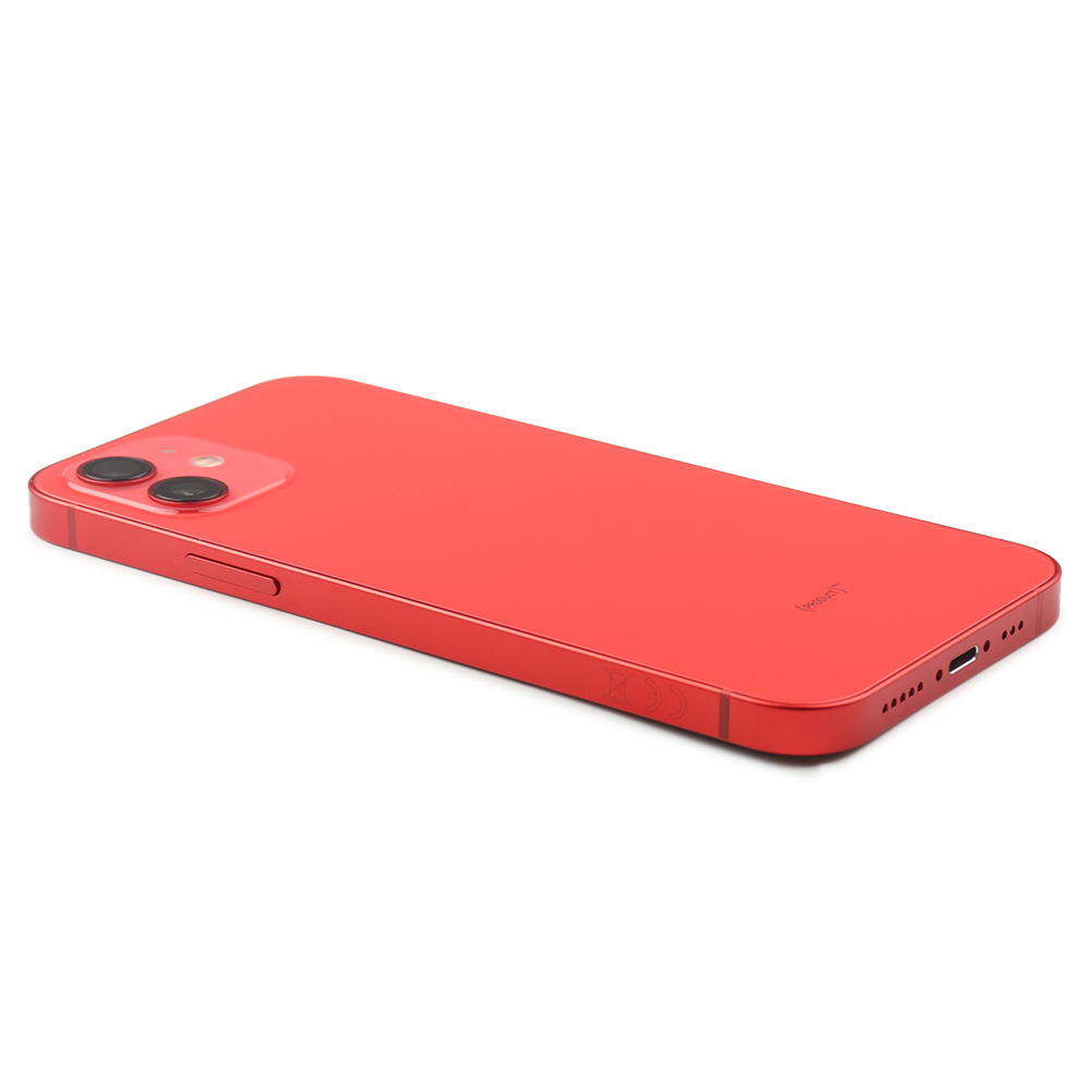 Rear Housing with small parts (EU Version) For iPhone 12 Red Refurbished