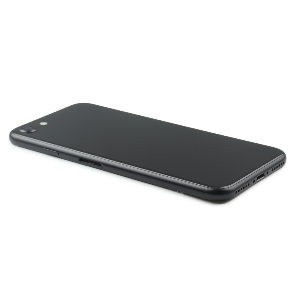Rear Housing with small parts For iPhone SE 2020 Black Refurbished