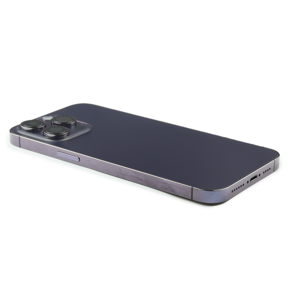 Rear Housing with small parts For iPhone 14 Pro Max Purple Refurbished