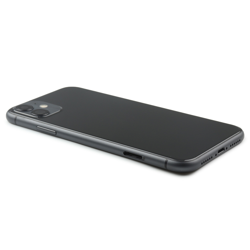 Rear Housing with small parts For iPhone 11 Black Refurbished