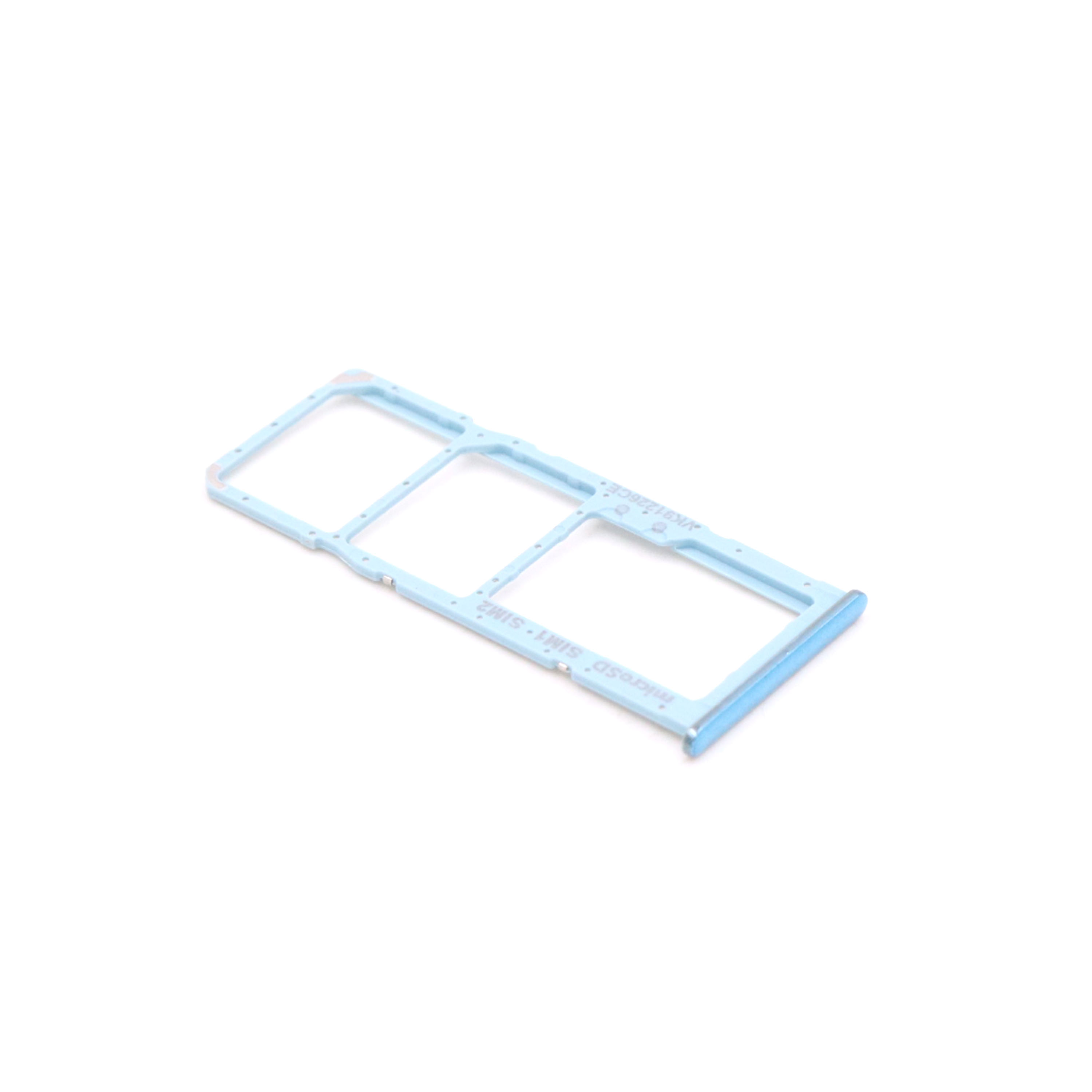 Nano Sim Card Tray For Samsung Galaxy A71 (A715F) Blue OEM-Equivalent