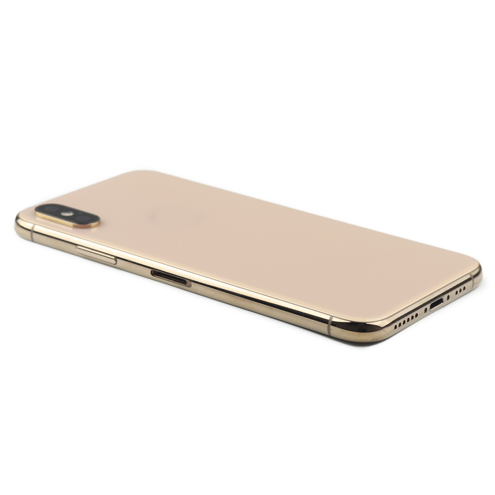 Rear Housing with small parts For iPhone Xs Gold Refurbished