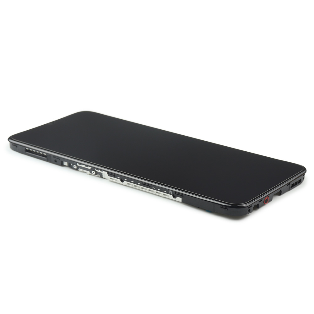 Display Complete With Housing For Oppo A77 5G Black Service Pack