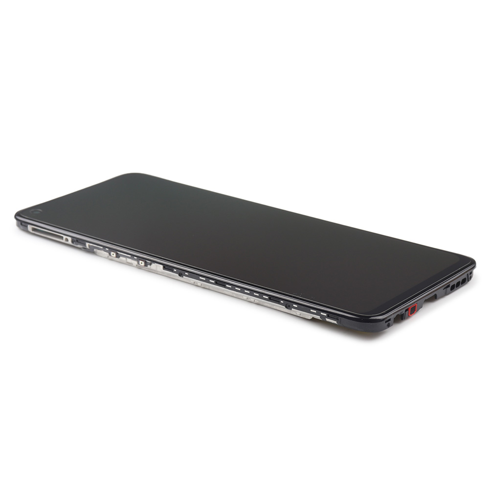 Display Complete with Housing For Oppo A74 4G Black Service Pack