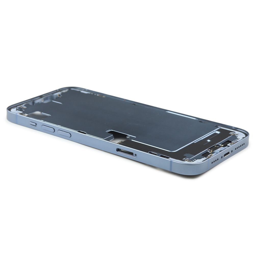 Middle Frame For iPhone 14 Plus Blue Pulled